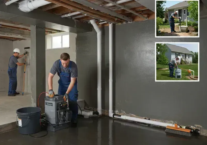 Basement Waterproofing and Flood Prevention process in Hodgkins, IL